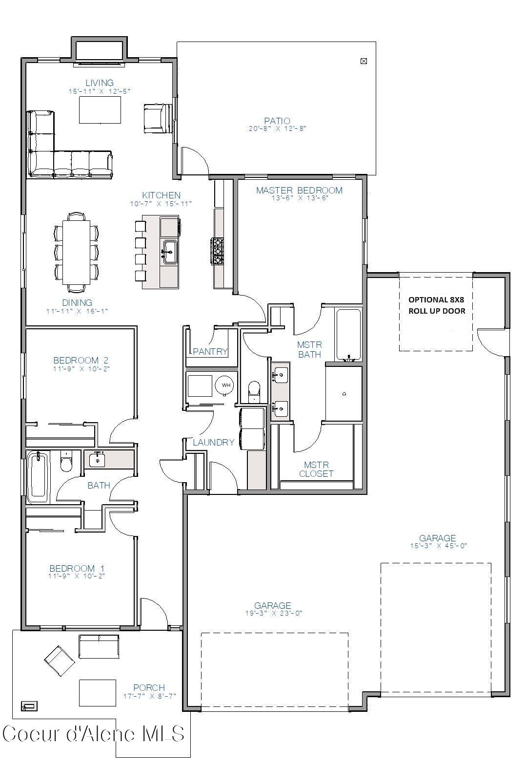 6414 West Frehley Way Rathdrum, ID 83858 - Photo 48 of 48 Salem floor plan