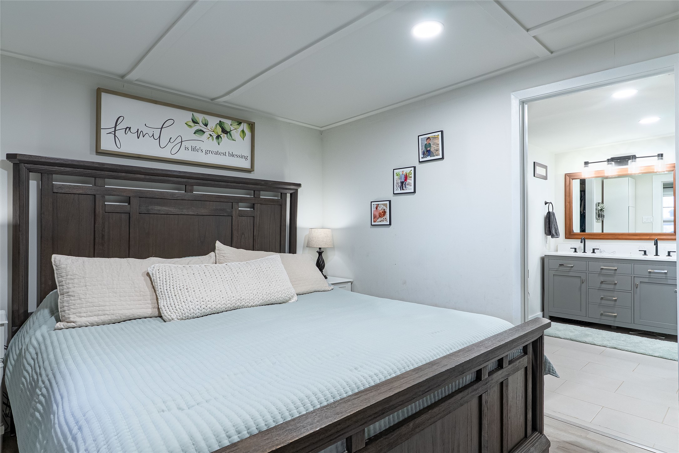 11010 3rd Street Jonestown, TX 78645 - Photo 9 of 20 Peaceful primary bedroom with room to unwind