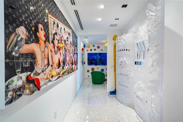 a view of water heater room