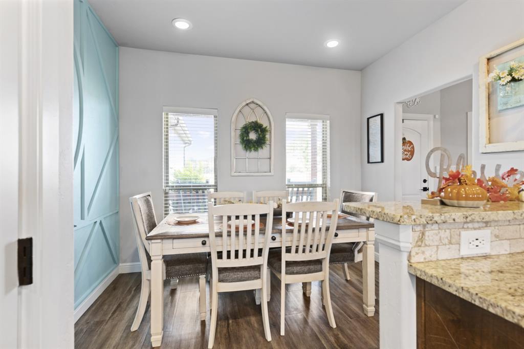 1195 Hog Town Road Collinsville, TX 76233 - Photo 12 of 37 a view of a dining room with furniture and window
