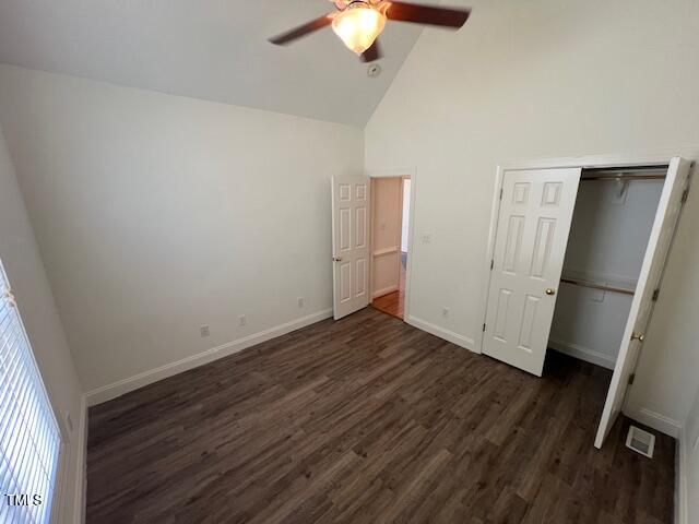632 Compton Lane Rocky Mount, NC 27804 - Photo 19 of 35 an empty room with wooden floor fan and window