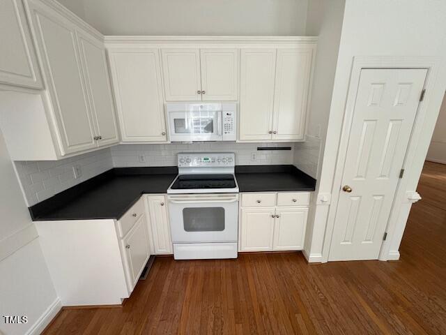 632 Compton Lane Rocky Mount, NC 27804 - Photo 10 of 35 a kitchen with white cabinets and white appliances