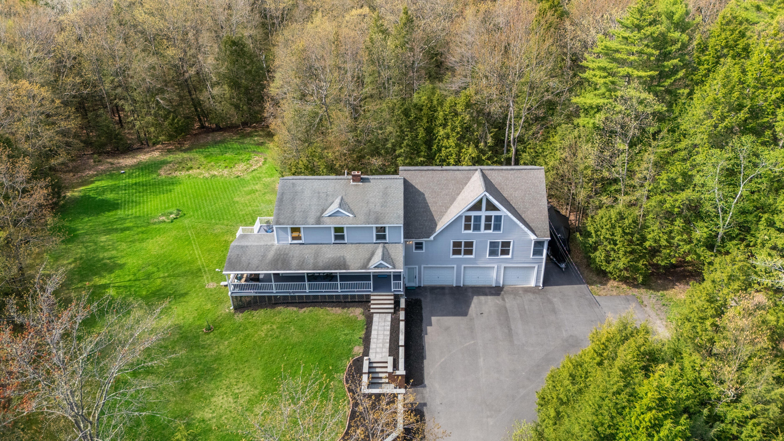 319 Harris Road Cumberland Center, ME 04021 - Photo 46 of 47 319 harris rd, cumberland drone-10
