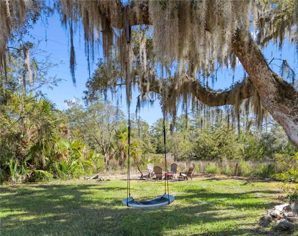 210 Sandpiper Road Brunswick, GA 31523 - Photo 44 of 54 Firepit with views overlooking the marsh