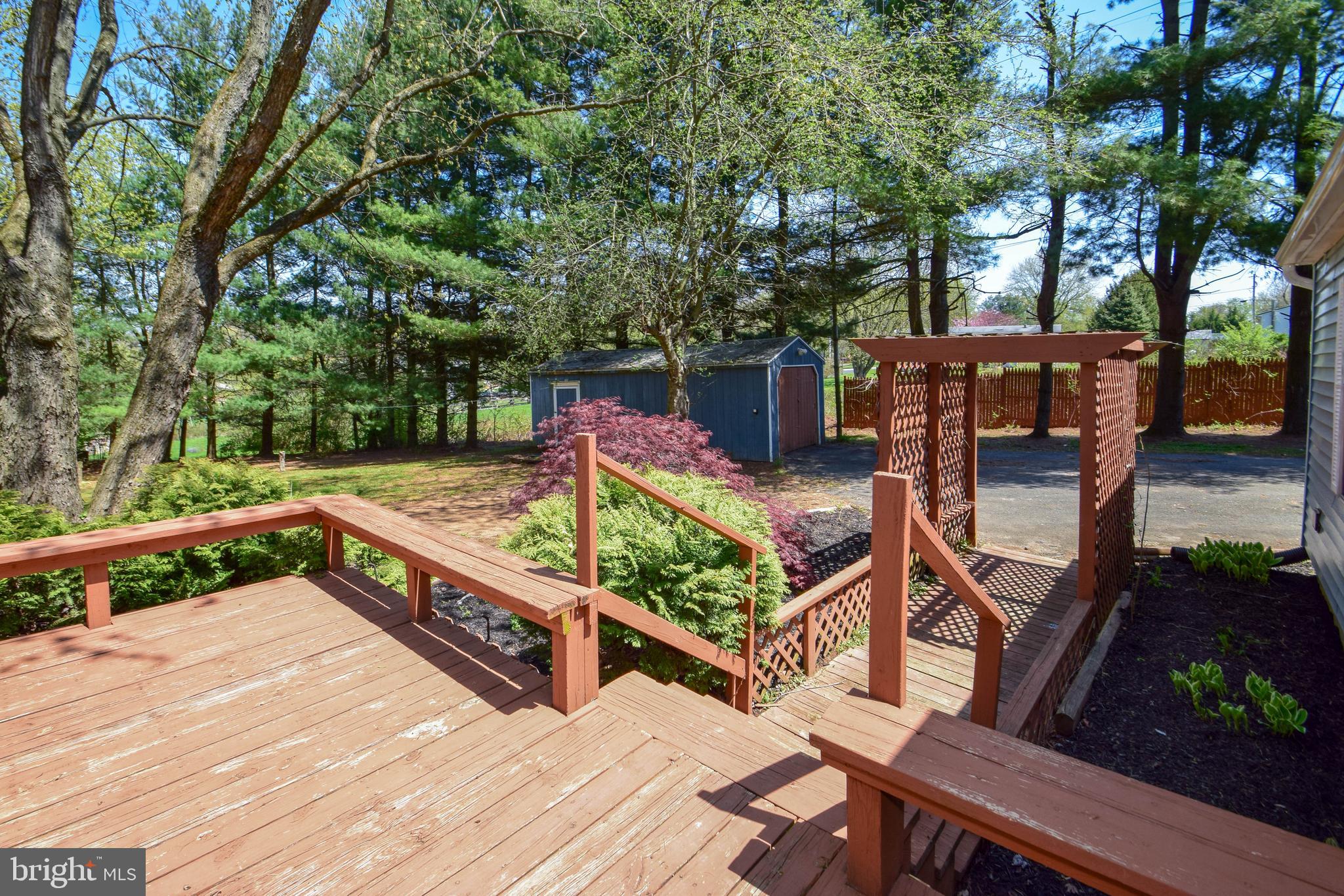 64 Gemmill Road Delta, PA 17314 - Photo 37 of 44 Rear deck overlooks private backyard