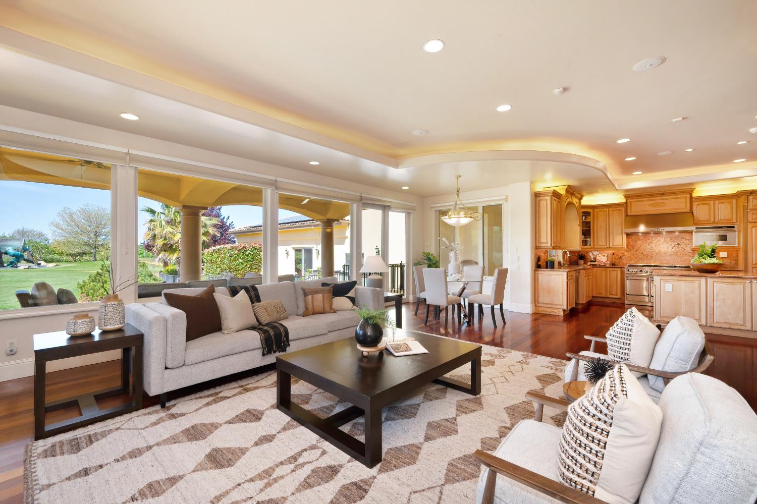 5037 Milton Ranch Road Shingle Springs, CA 95682 - Photo 23 of 99 a living room with furniture and a large window