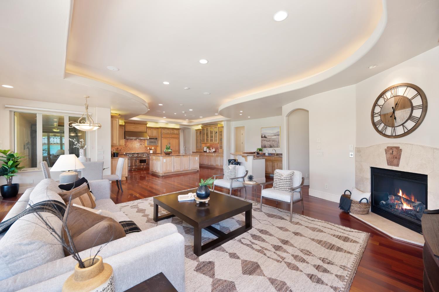 5037 Milton Ranch Road Shingle Springs, CA 95682 - Photo 24 of 99 a living room with furniture and a fireplace