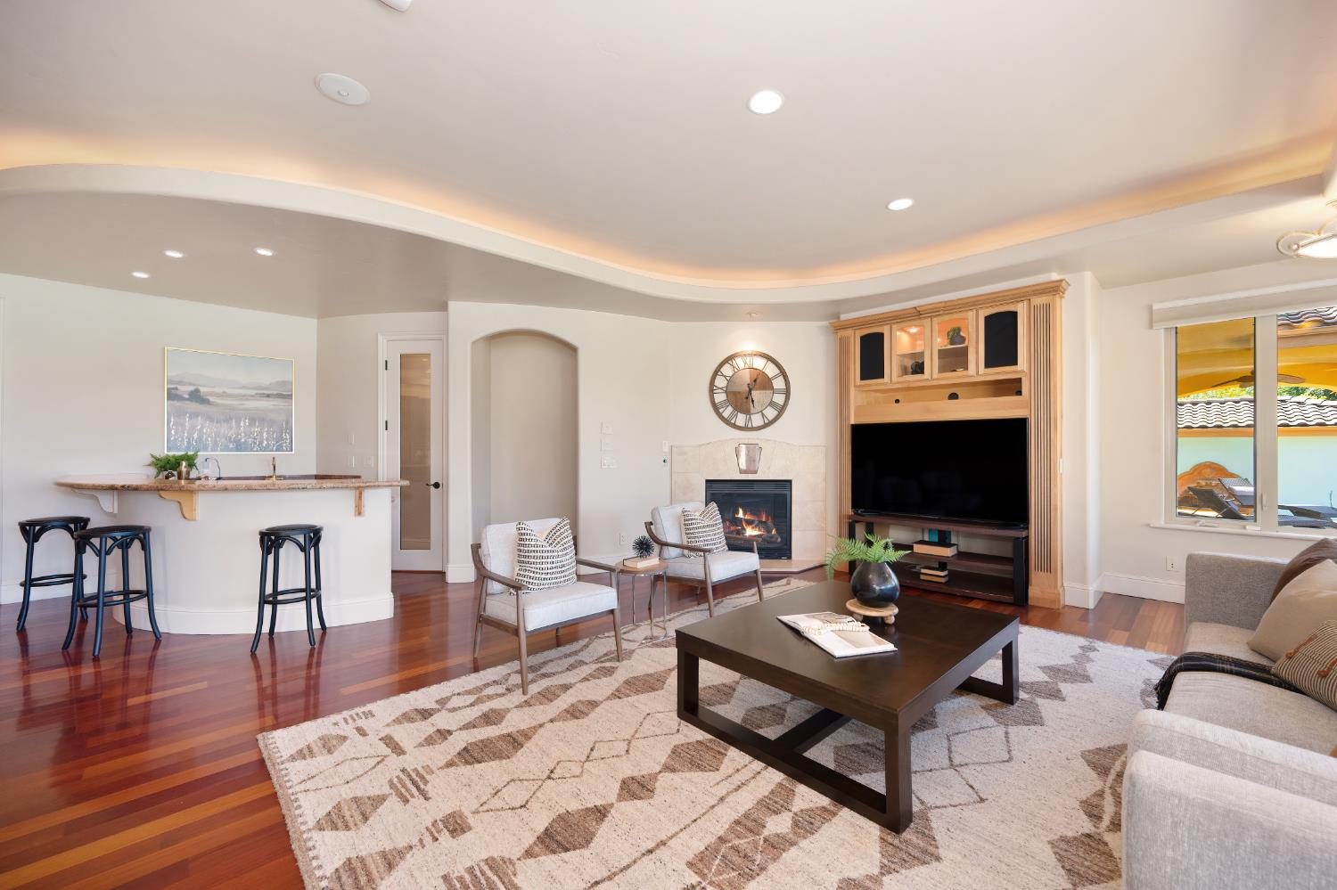 5037 Milton Ranch Road Shingle Springs, CA 95682 - Photo 36 of 99 a living room with furniture and a flat screen tv