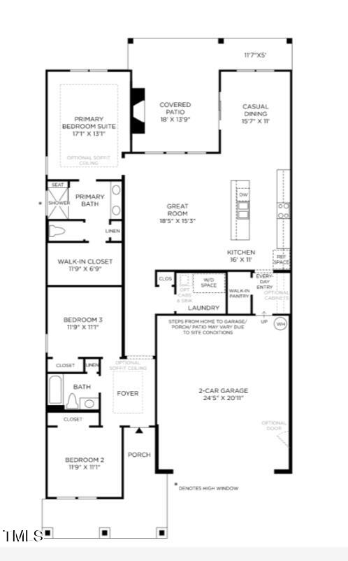 632 Gainer Drive, Unit 19 Raleigh, NC 27610 - Photo 2 of 11 19 layout