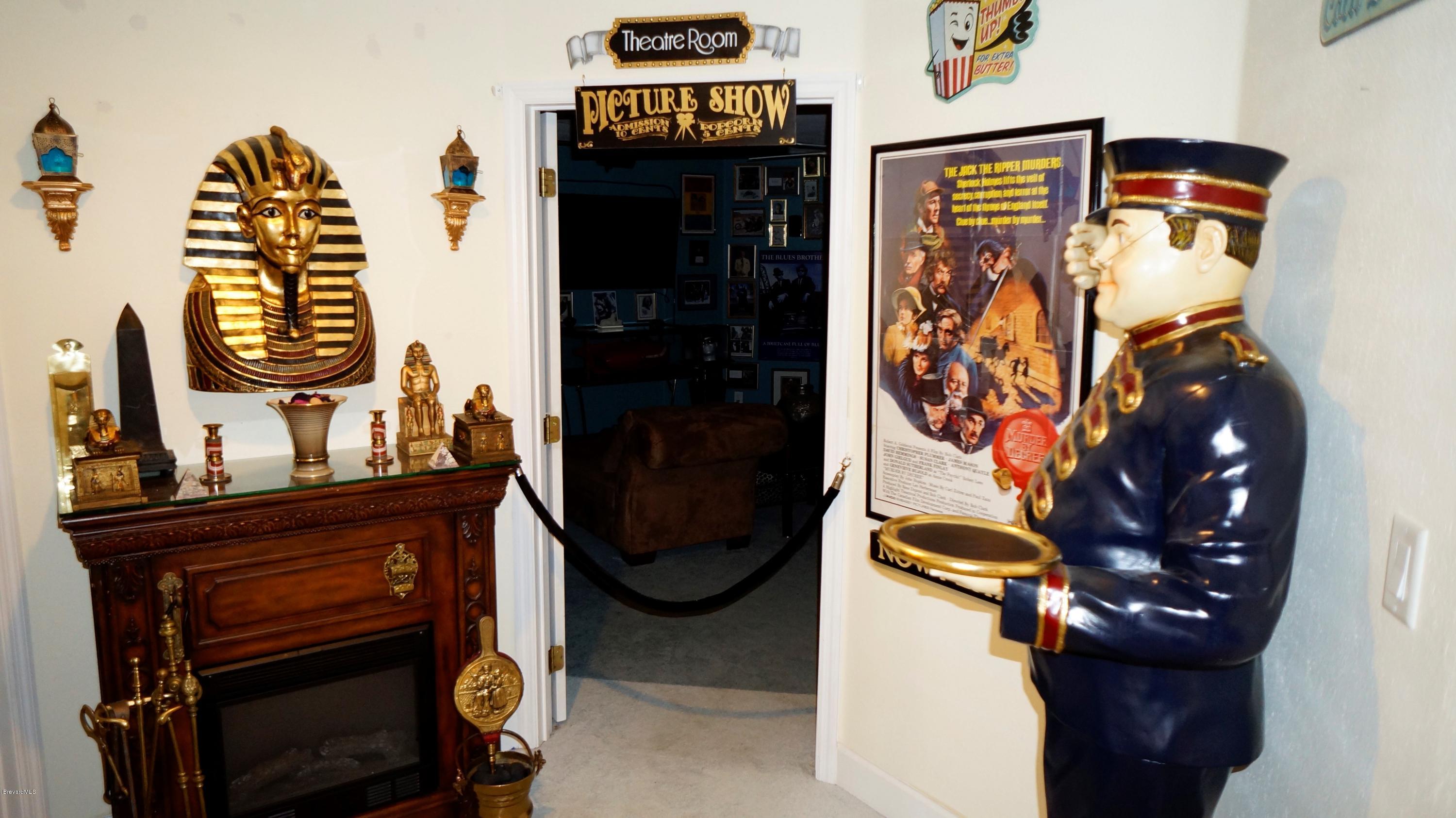 813 Catalina Road Cocoa Beach, FL 32931 - Photo 8 of 24 8-Welcome to the Theatre Room
