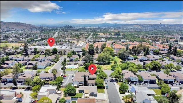 a car parked in parking area of a house