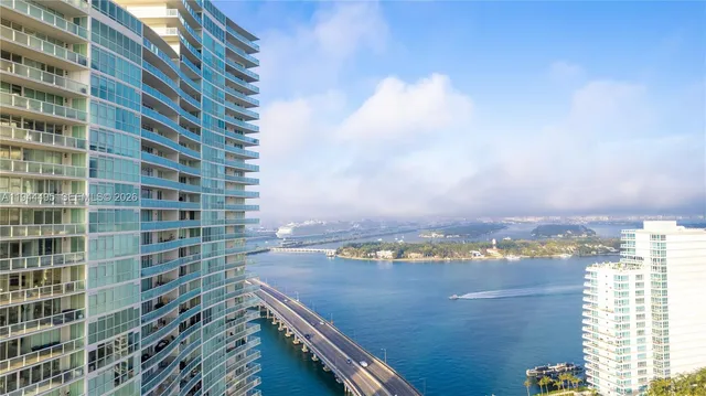 a view of a balcony with city view