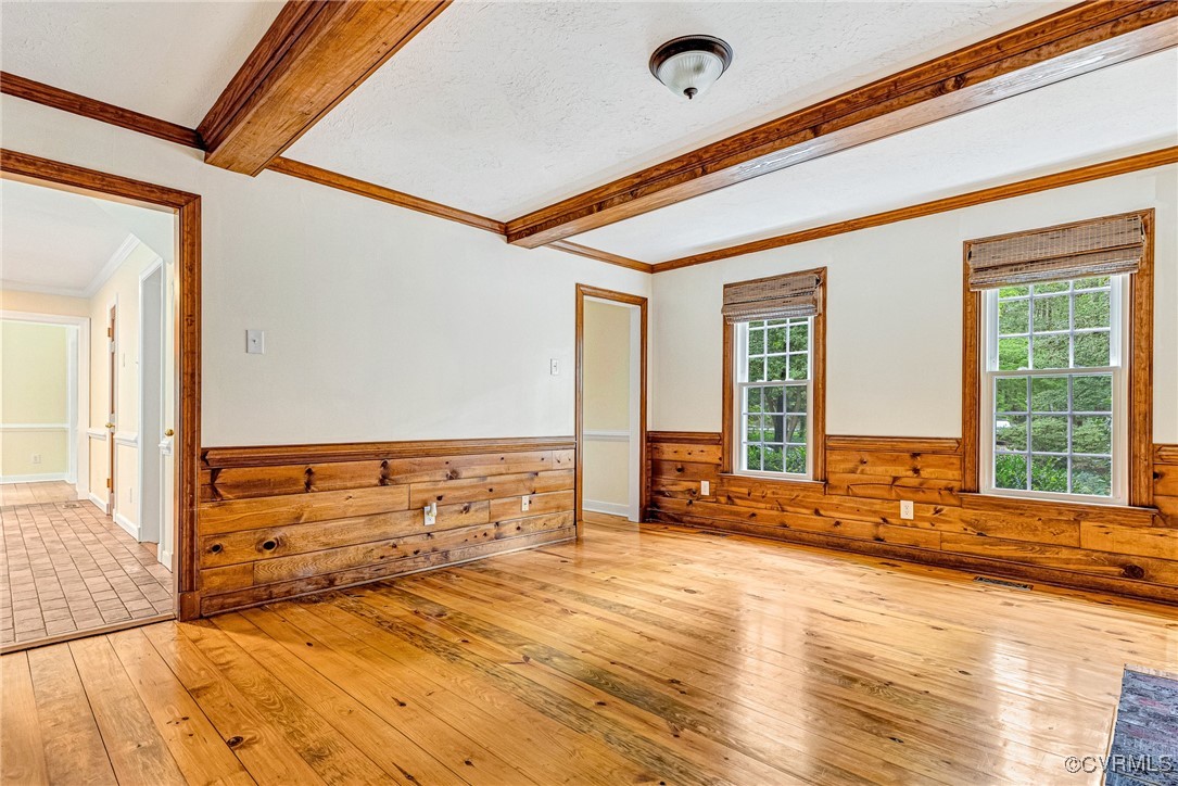 7400 Turner Road Henrico, VA 23231 - Photo 12 of 47 a view of an empty room with wooden floor and a window