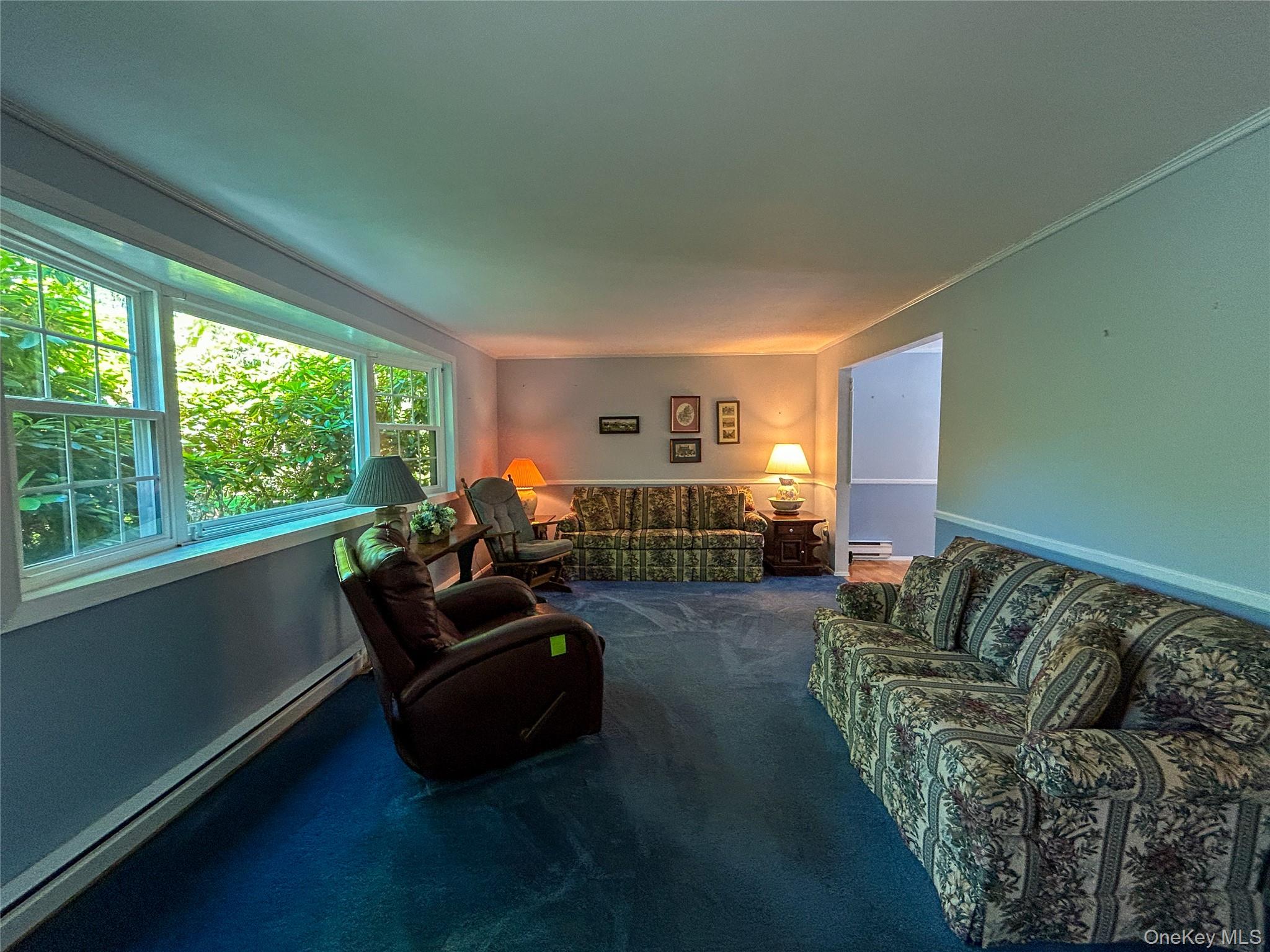 3 Johnston Road Livingston Manor, NY 12758 - Photo 21 of 43 a living room with furniture and a large window