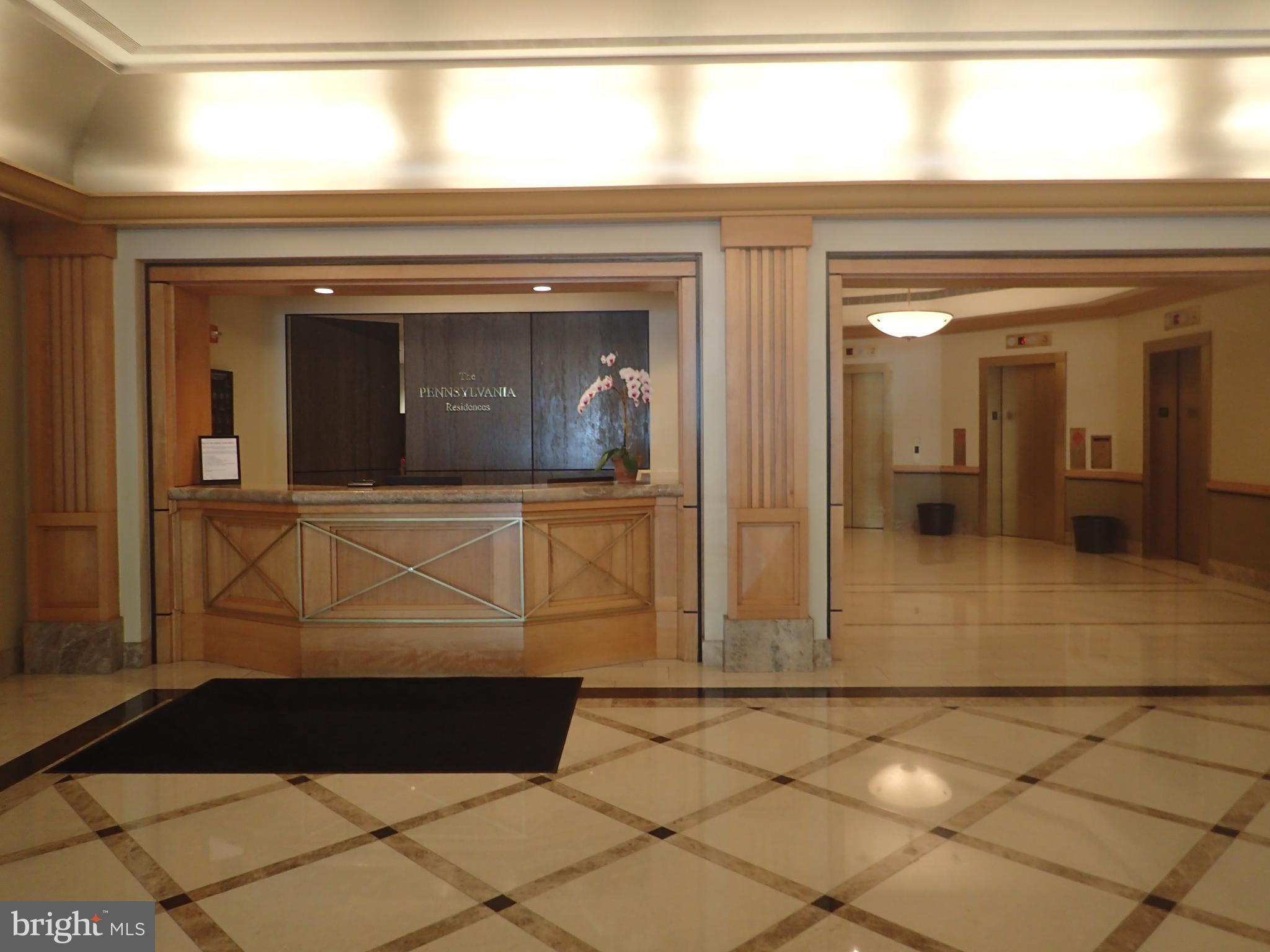 601 Pennsylvania Avenue Northwest, Unit 609 Washington, DC 20004 - Photo 2 of 33 Front Desk, Concierge, 24 hr security