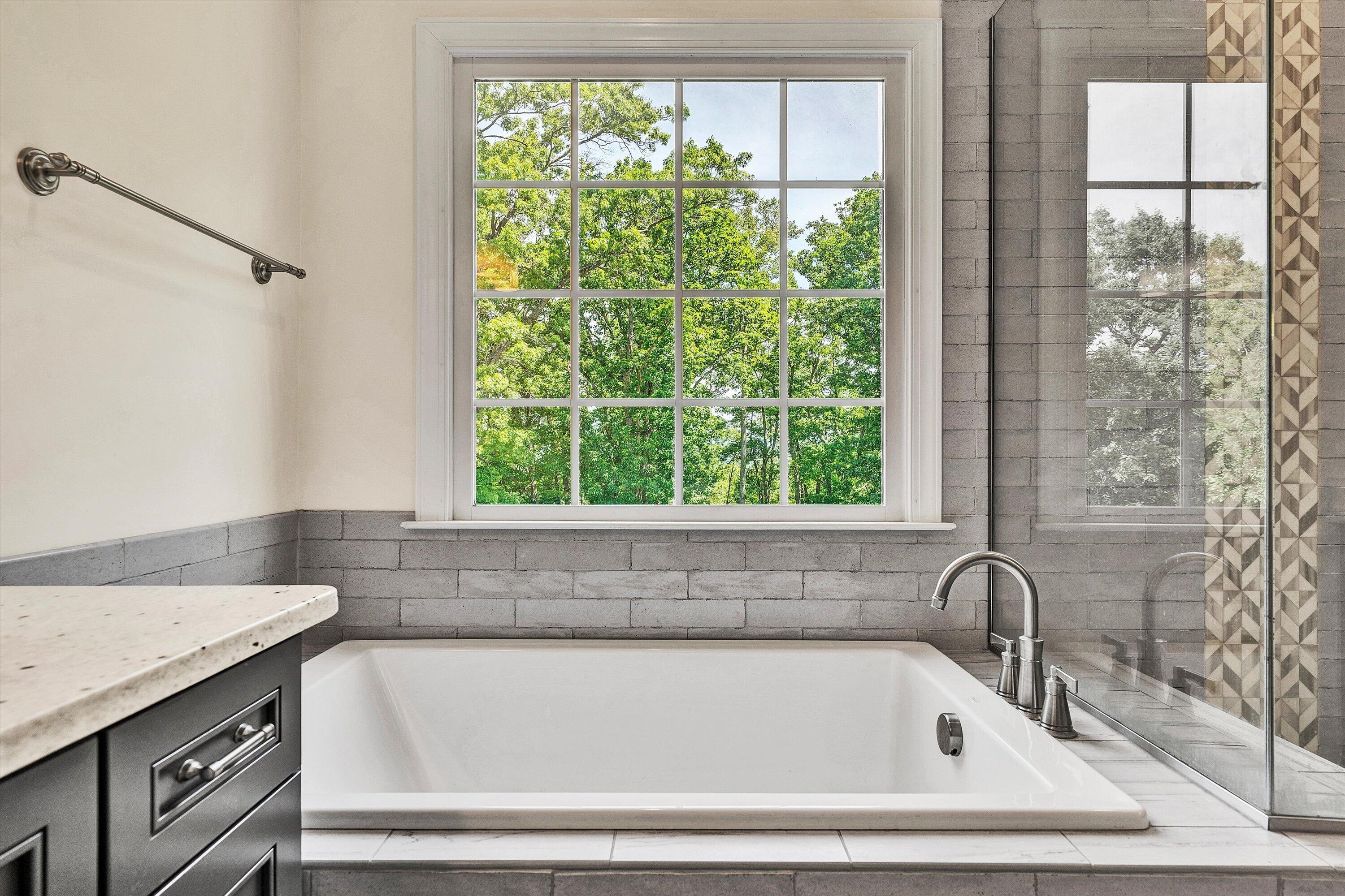 6981 Fairway Ridge Road Salem, VA 24153 - Photo 30 of 53 a bathroom with a bathtub and window
