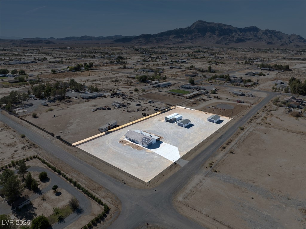 2420 Tough Boy Road Pahrump, NV 89060 - Photo 50 of 54 View of rural area with a desert landscape and property parcel outlined