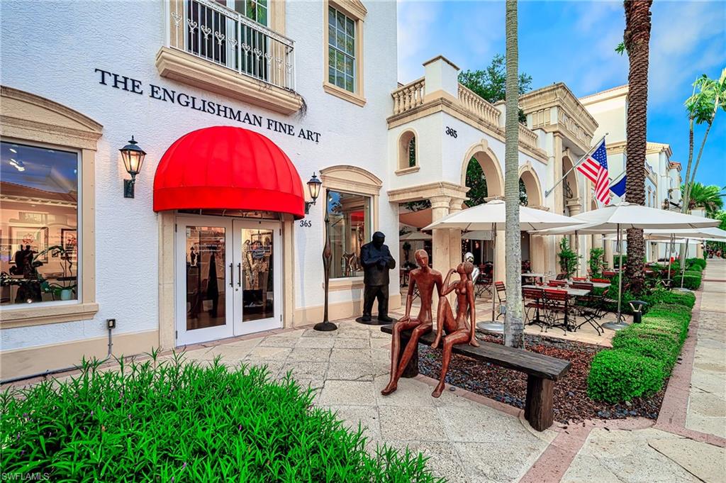 1100 9th Street South, Unit E101 Naples, FL 34102 - Photo 29 of 35 a view of water fountain in front of building