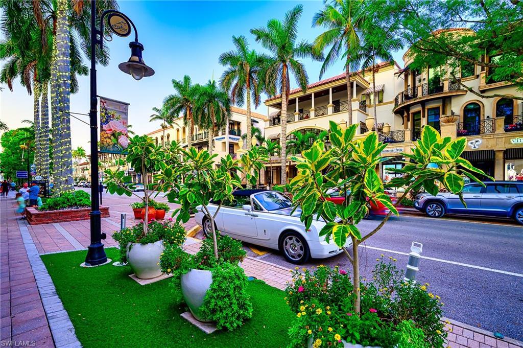 1100 9th Street South, Unit E101 Naples, FL 34102 - Photo 32 of 35 a bunch of flowers in front of the house