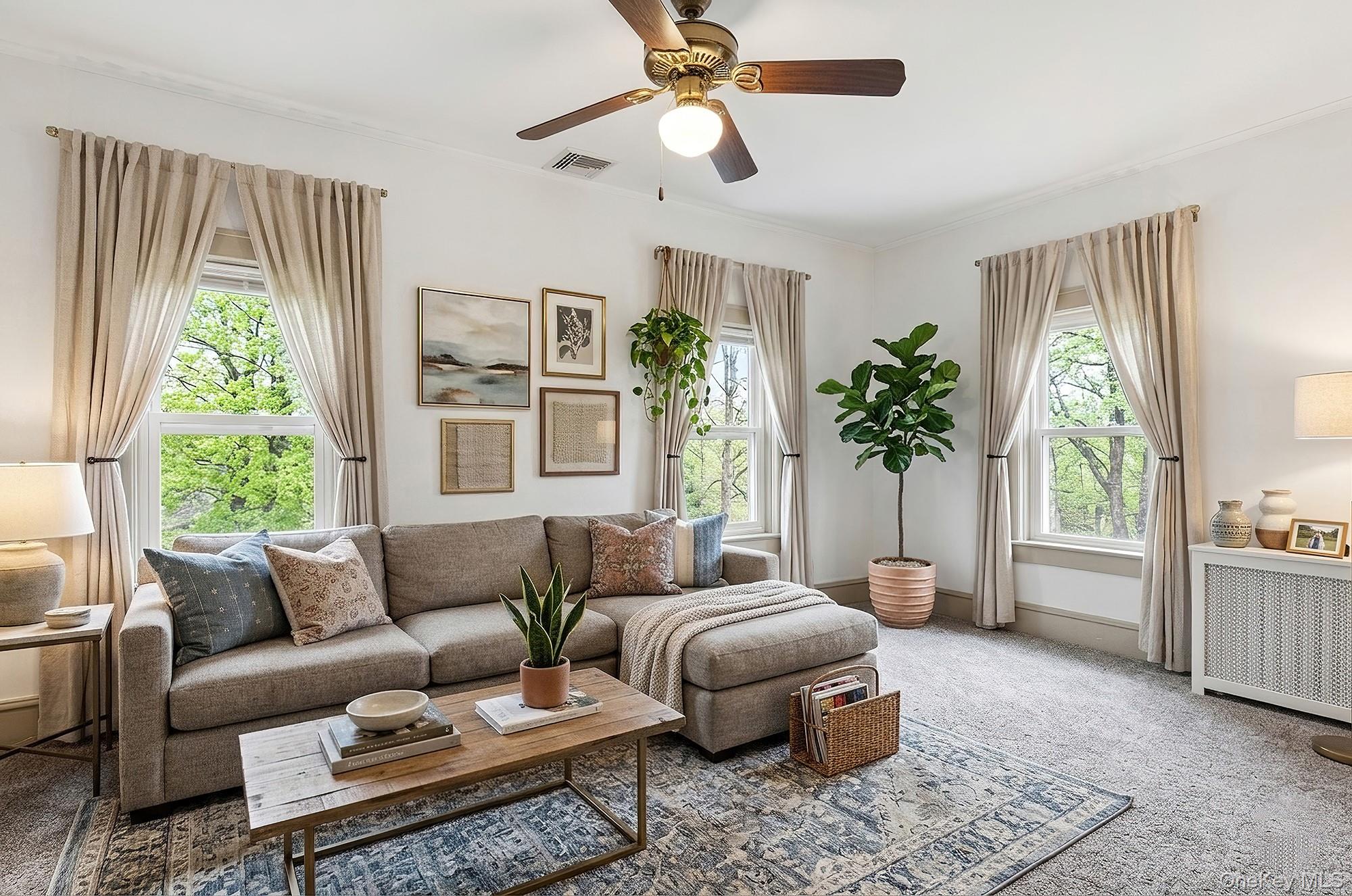 65 Furnace Dock Road, Unit 2F Croton-on-Hudson, NY 10520 - Photo 4 of 26 Living Room (virtually Staged)