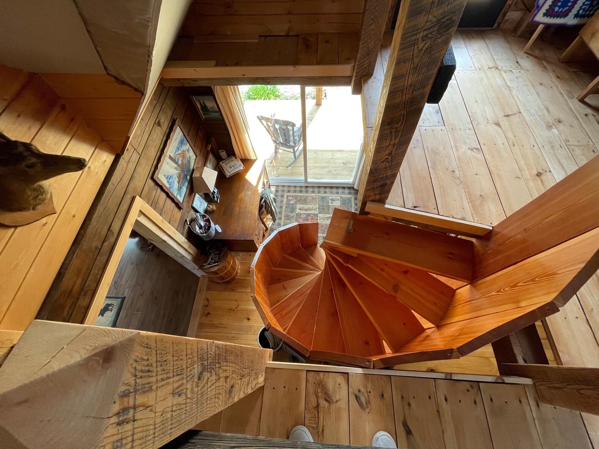 80 Highland Road Addison, ME 04606 - Photo 12 of 24 custom built spiral stairs