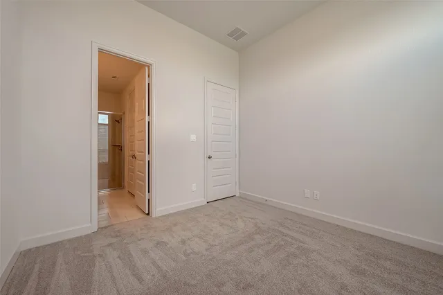 a view of an empty room