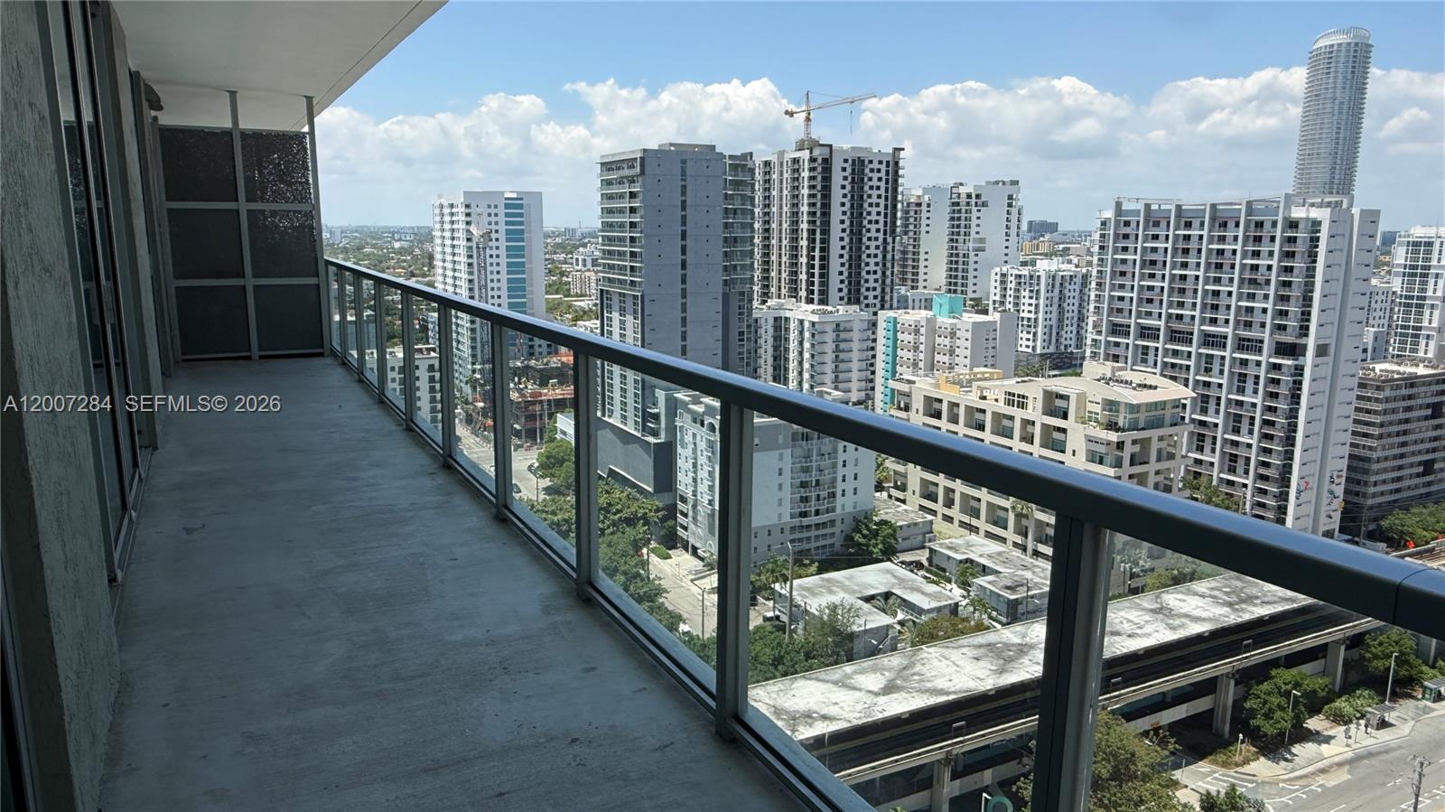 79 Southwest 12th Street, Unit 2509S Miami, FL 33130 - Photo 17 of 27 a view of city from balcony