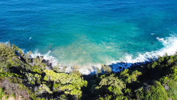 a view of an ocean