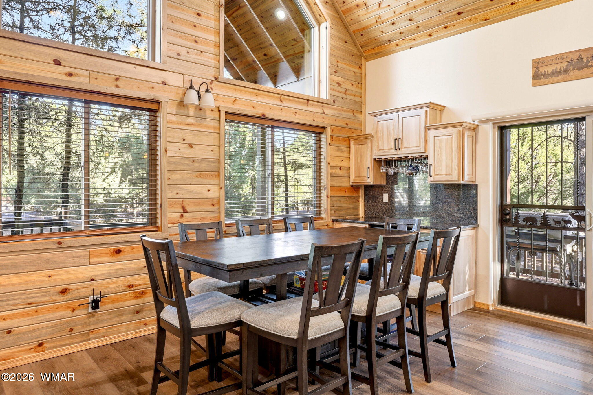 3408 Ponderosa Loop Heber, AZ 85928 - Photo 14 of 57 a dining room with furniture window and wooden floor