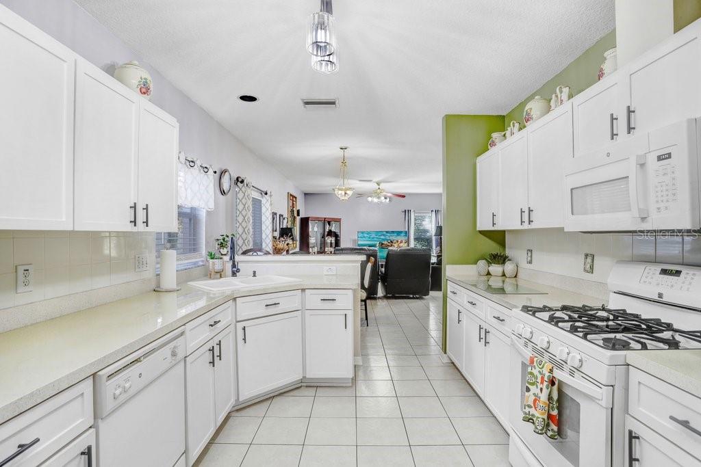8638 Hawbuck Street Trinity, FL 34655 - Photo 18 of 43 a kitchen with cabinets and appliances