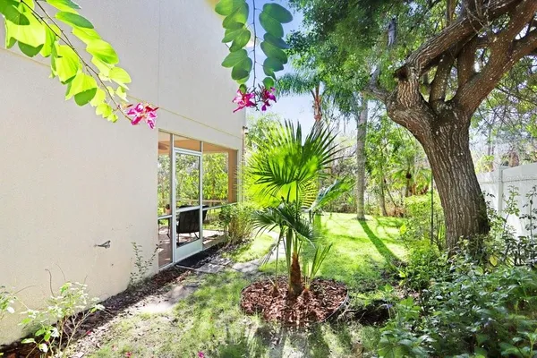 a view of yard with small space