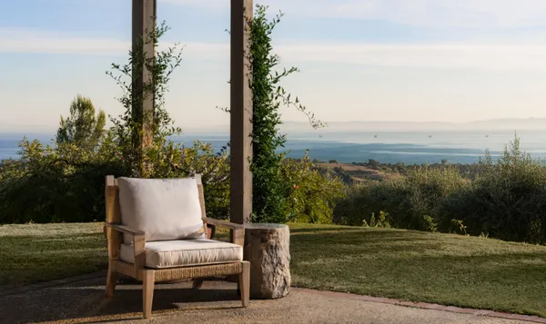 a view of city and mountain