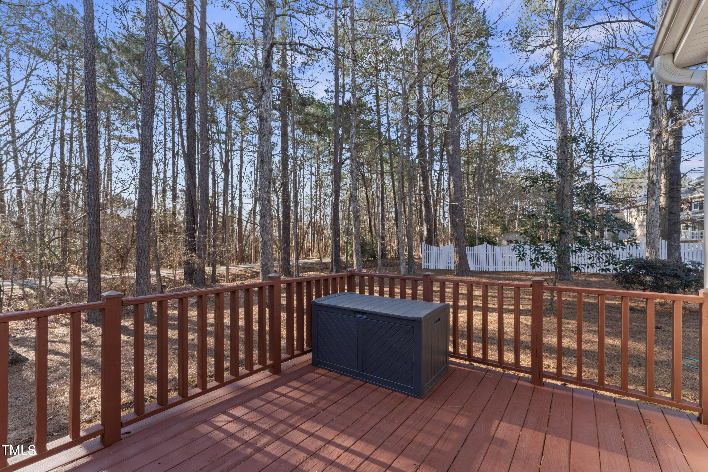 111 Legacy Lane Durham, NC 27713 - Photo 3 of 24 a view of a wooden roof deck