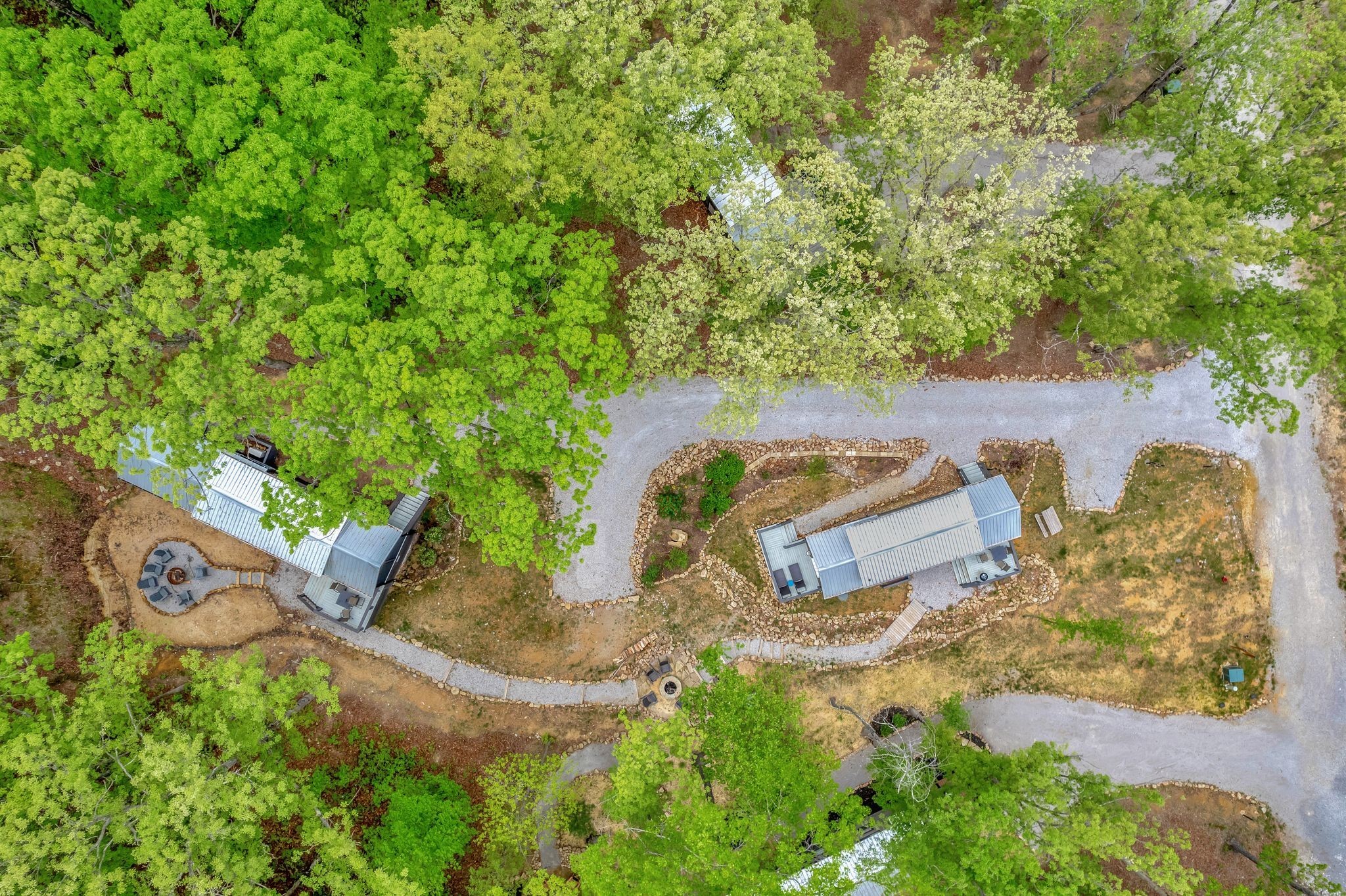 42 Oakleaf Trail Tracy City, TN 37387 - Photo 71 of 73 an aerial view of a house with a yard basket ball court