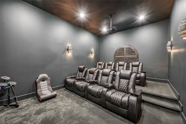 a room with furniture