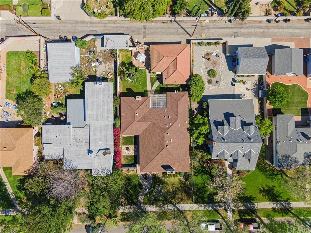 876 North 1st Avenue Upland, CA 91786 - Photo 29 of 30 an aerial view of multiple houses with yard