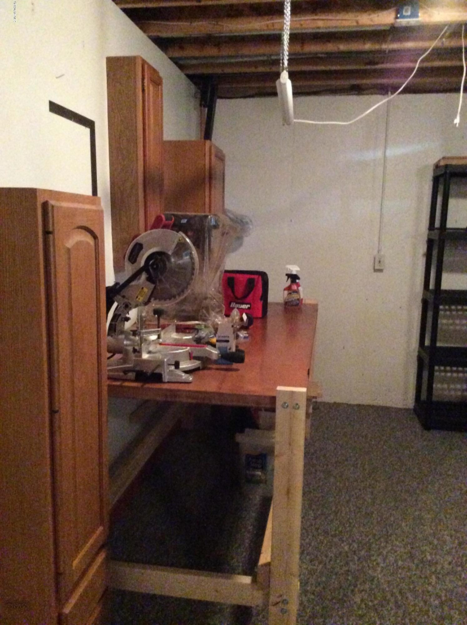 1433 Timber Ridge Drive Manistee, MI 49660 - Photo 59 of 75 Workbench in Basement