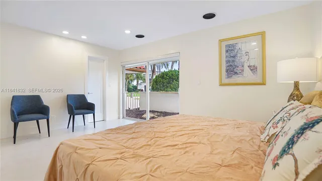 a large kitchen with cabinets