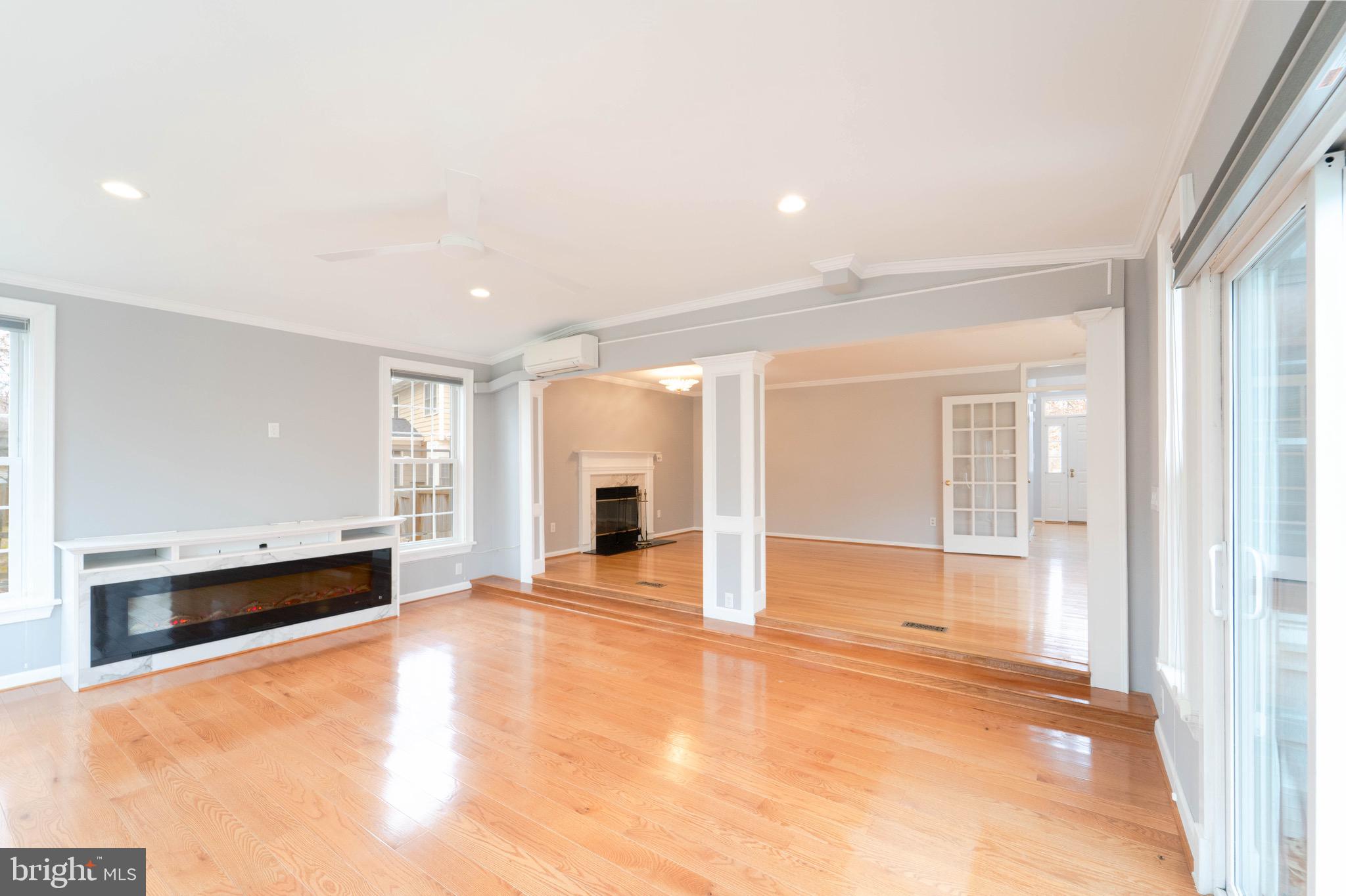 9407 Copernicus Drive Lanham, MD 20706 - Photo 19 of 48 a view of a livingroom with a fireplace