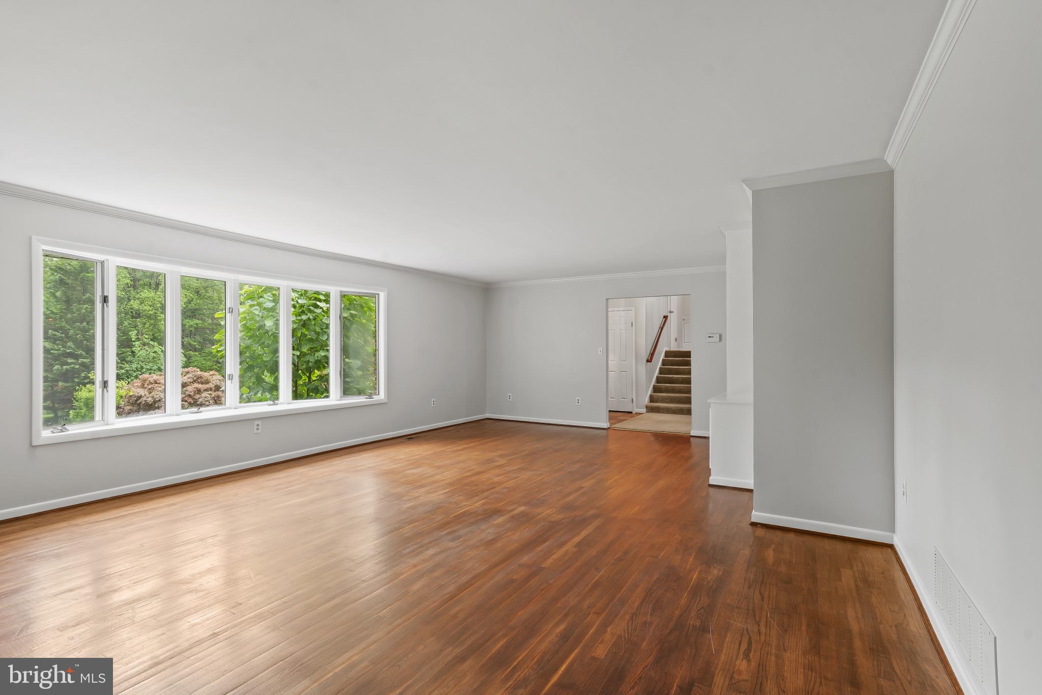11122 Old Carriage Road Glen Arm, MD 21057 - Photo 11 of 56 Living Room w Bay Window and view of Front Lawn
