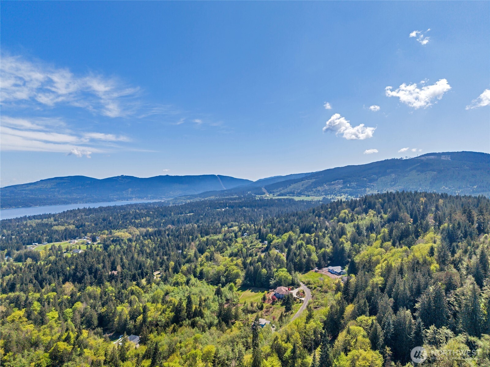 15 High Vw Way Sequim, WA 98382 - Photo 12 of 17 a view of a city with mountain