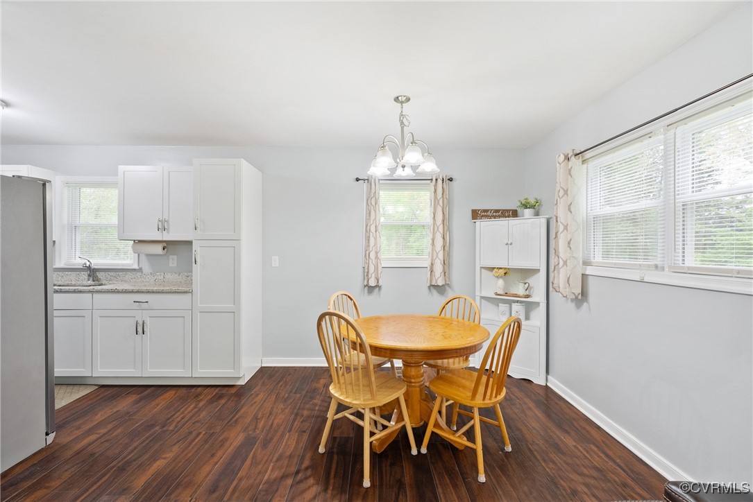 4660 Marks Lane Goochland, VA 23063 - Photo 11 of 39 a view of a dining room with furniture and window