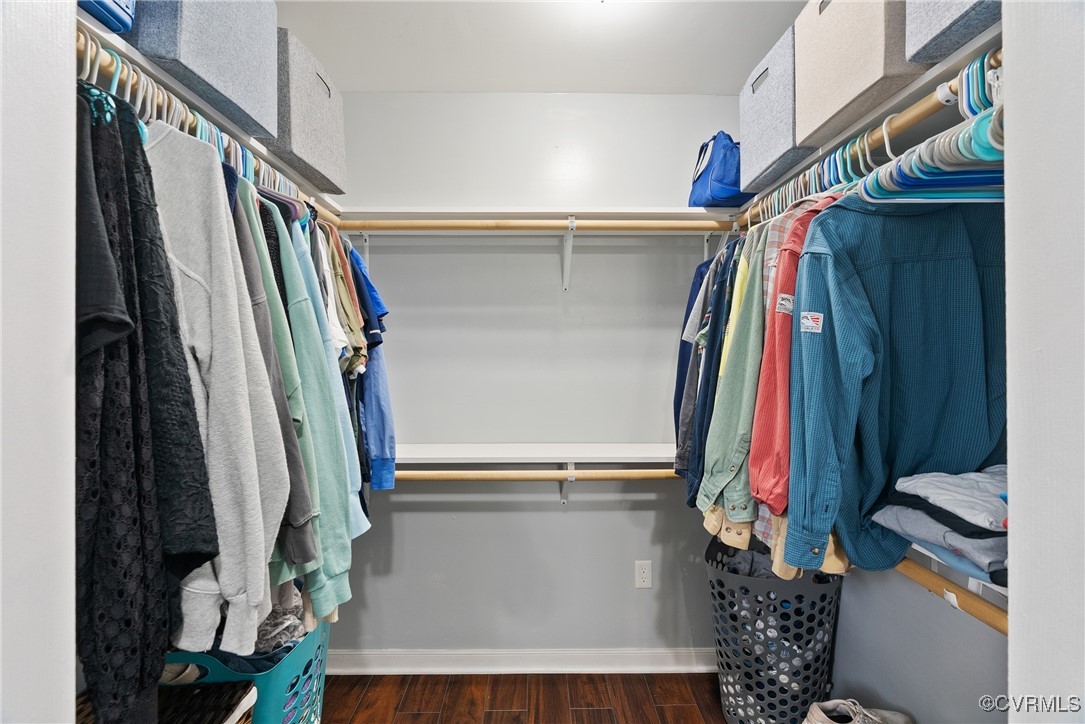 4660 Marks Lane Goochland, VA 23063 - Photo 24 of 39 a view of walk in closet with clothes and shoes