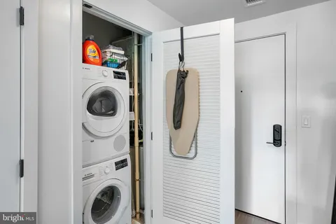 a view of a bathroom from a hallway