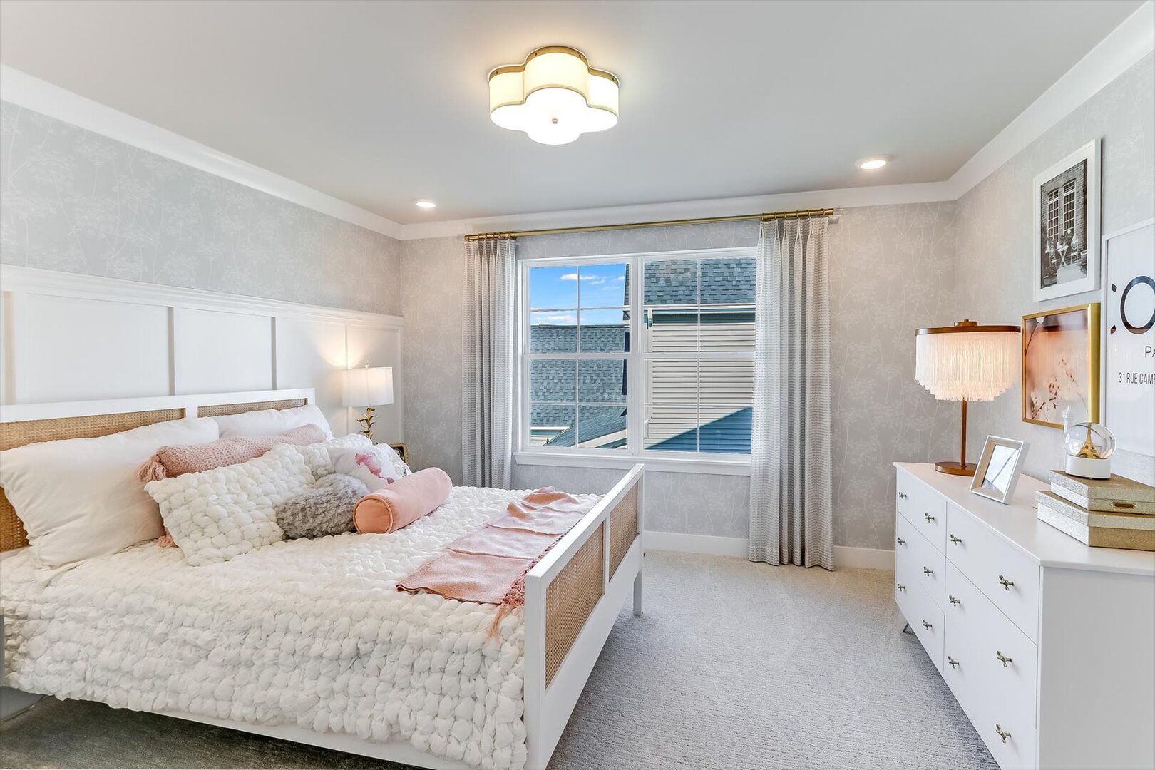 10854 Saxony Street Huntley, IL 60142 - Photo 28 of 30 a large bedroom with a bed and a window