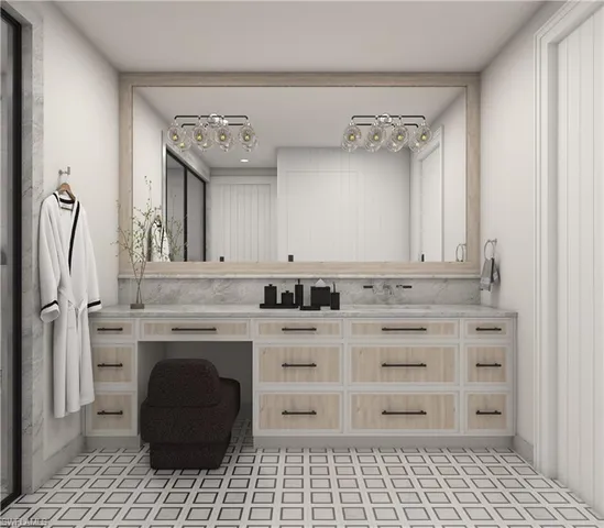 a view of a bathtub in a bathroom