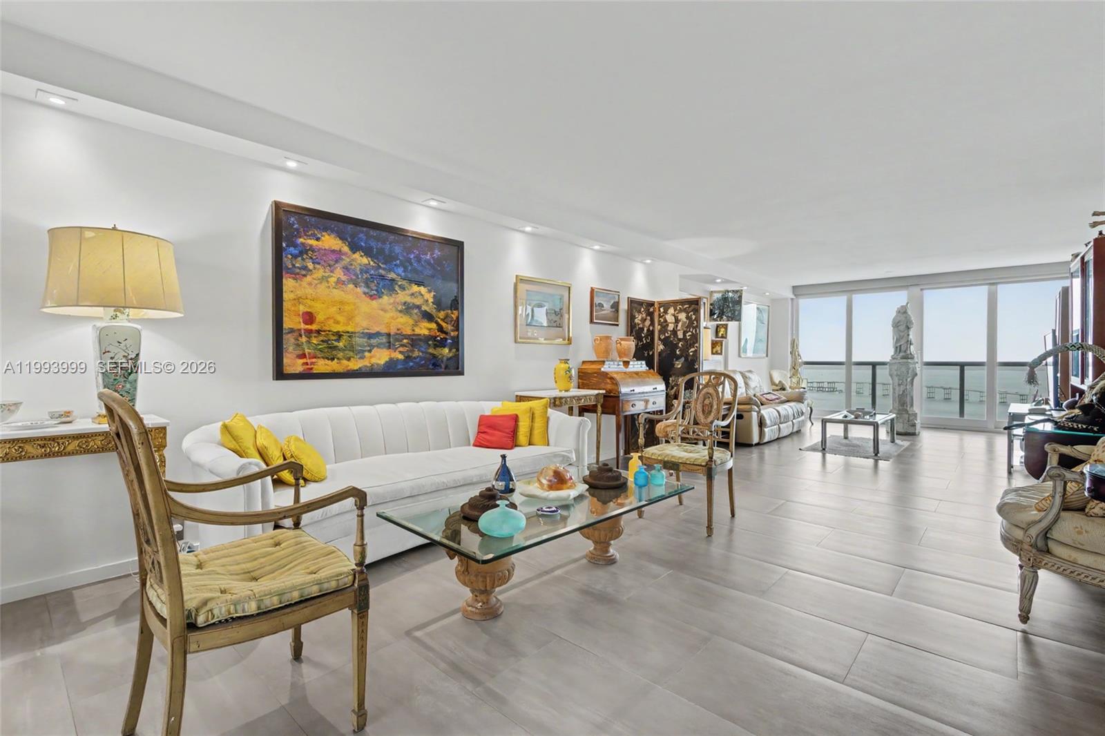 1541 Brickell Avenue, Unit B2904 Miami, FL 33129 - Photo 4 of 47 a living room with furniture and kitchen view