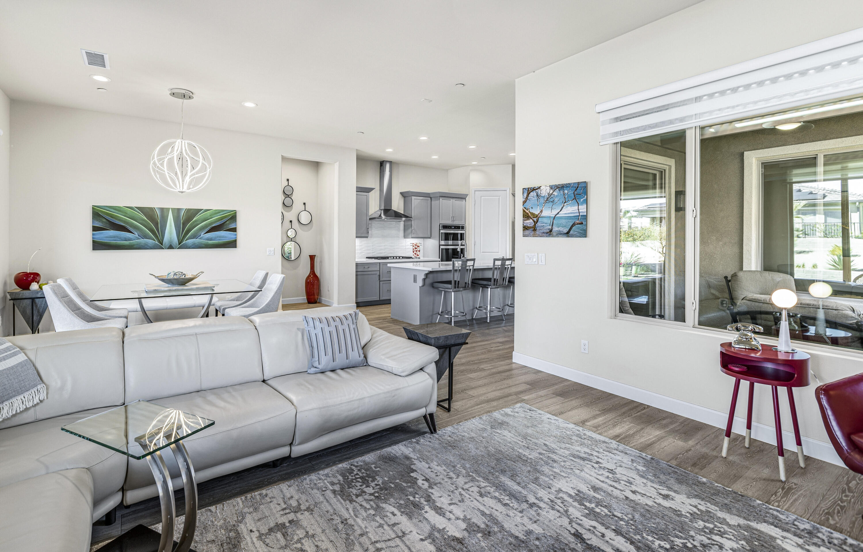 36 Chianti Rancho Mirage, CA 92270 - Photo 20 of 63 a living room with furniture and a flat screen tv