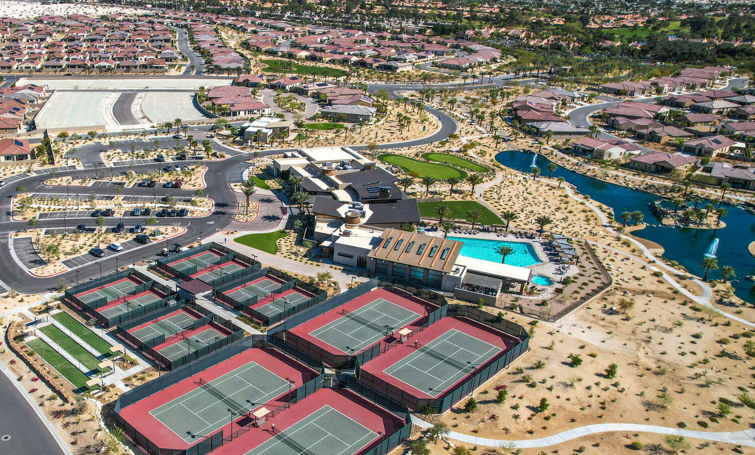 36 Chianti Rancho Mirage, CA 92270 - Photo 58 of 63 an aerial view of a city