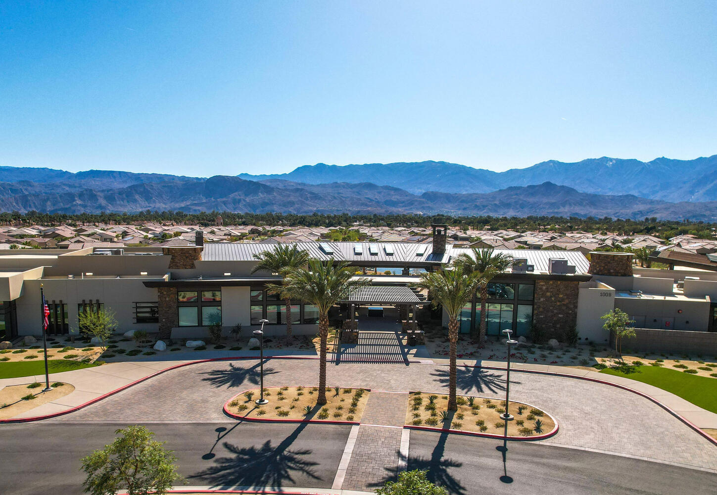 36 Chianti Rancho Mirage, CA 92270 - Photo 60 of 63 a view of a swimming pool with a table and chairs